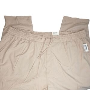 NWT Old Navy Stretchtech Champagne Beige 4X Ankle Pants Zip Pockets Z-25…